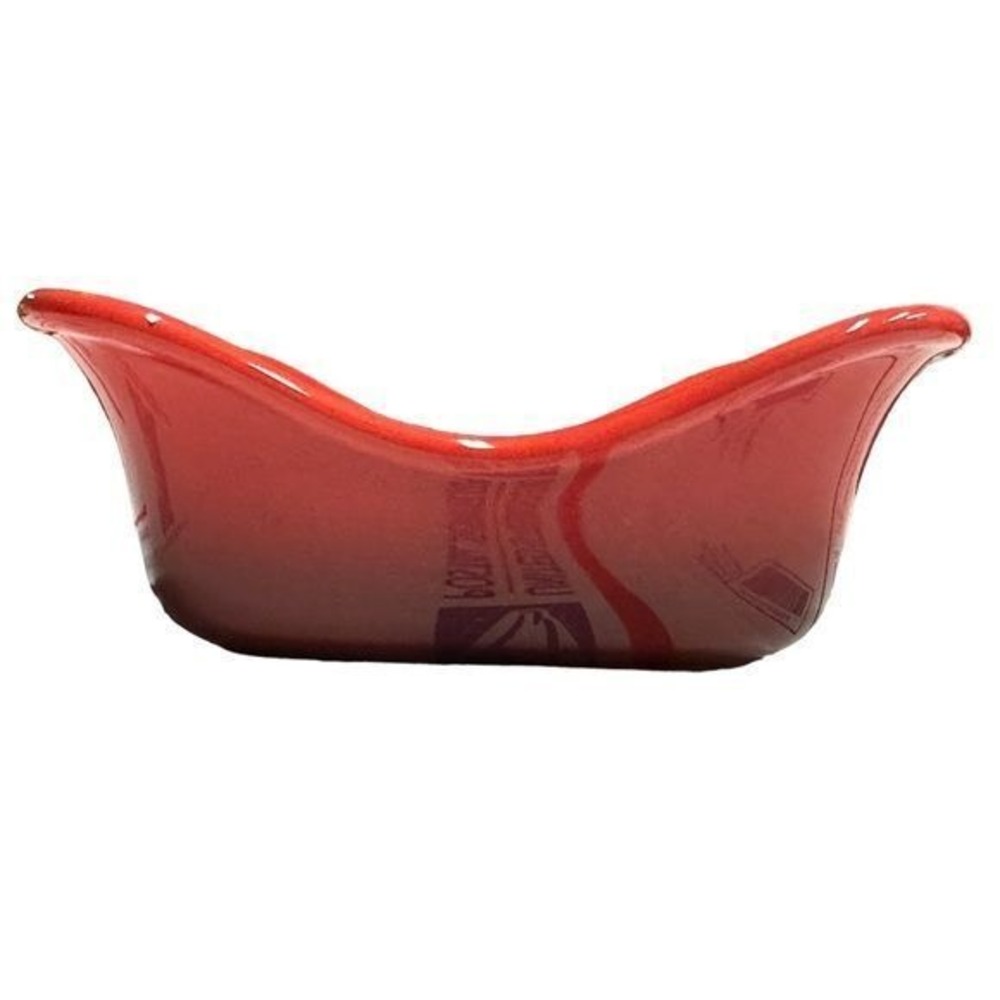 Rachel Ray Ramekins Set of Four Bright Red Baker Dishes Festive 3oz. Ramekins
